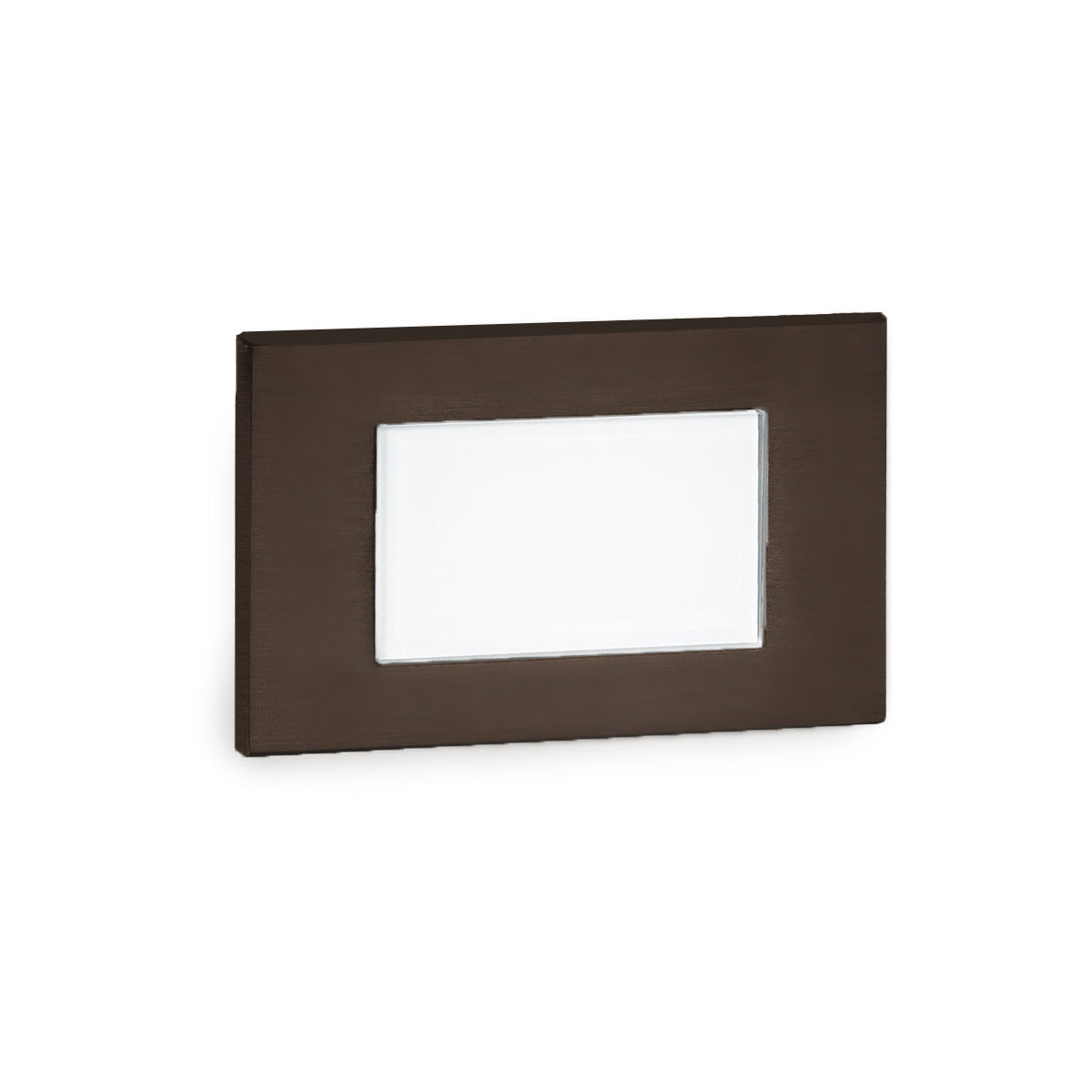 LED Diffused Step and Wall Light 277V Amber in Bronze