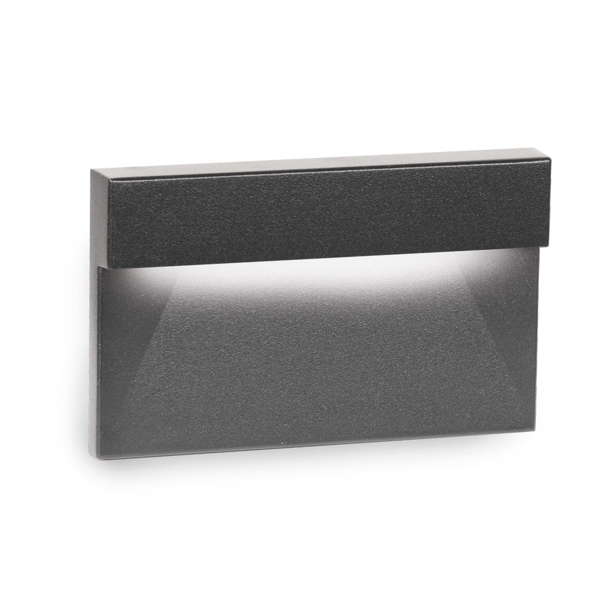 LED Horizontal Ledge Step and Wall Light 277V 3000K in Black
