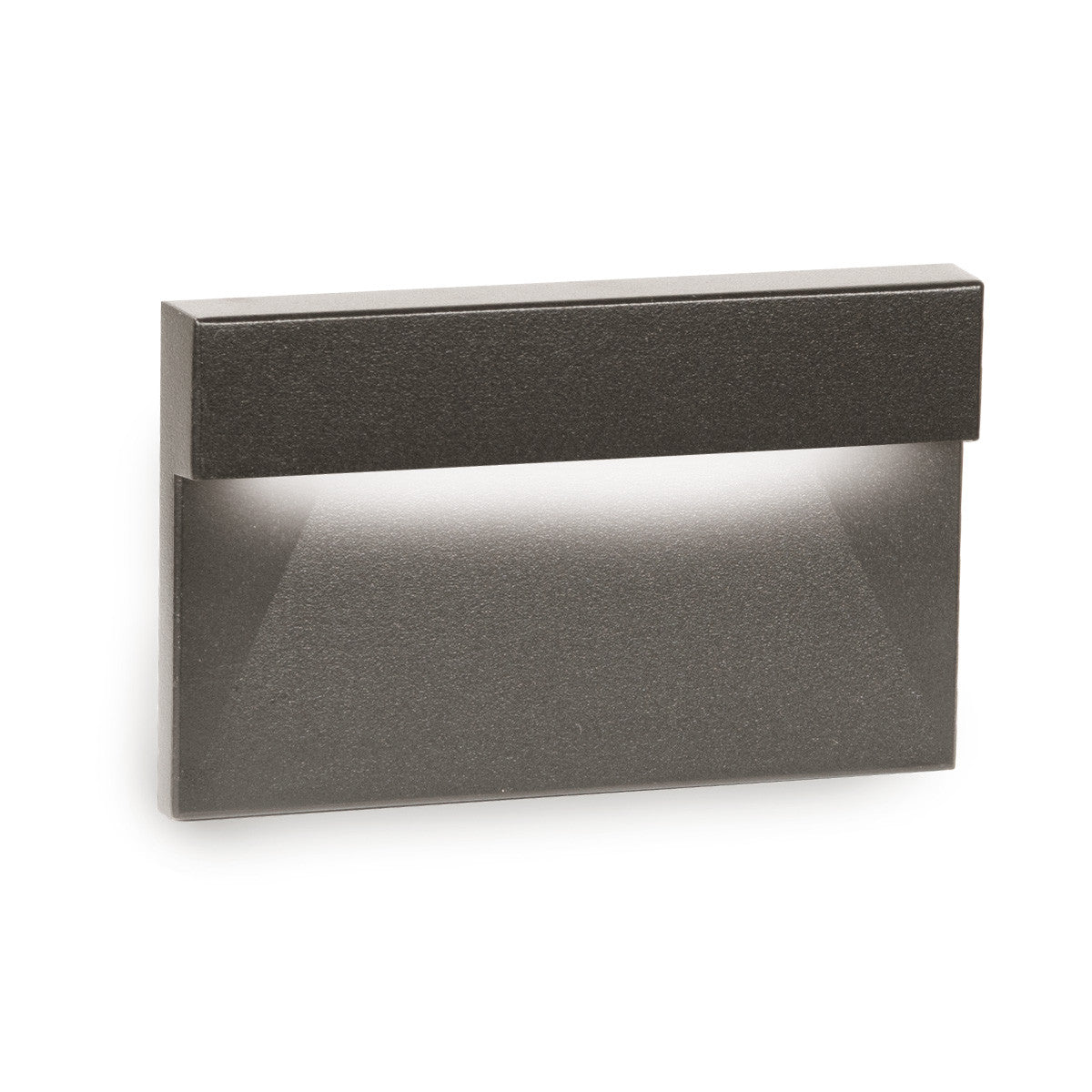 LED Horizontal Ledge Step and Wall Light 277V Amber in Bronze