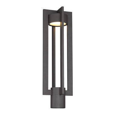 CHAMBER 20in. LED Outdoor Post Light 3000K in Bronze