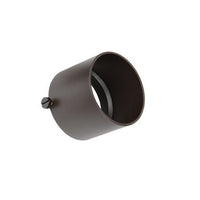 Grand Accent Snoot Shields Lamp and Reduces Glare in Black Aluminum