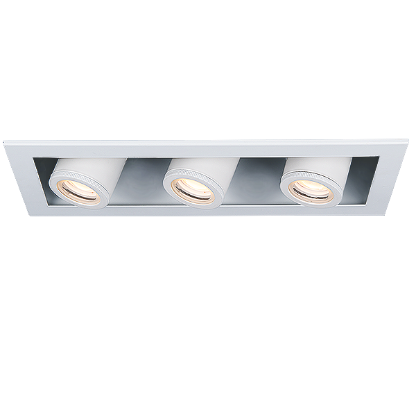 Silo Multiples 4 light Trimless Non-IC 4000K in White White