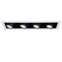Silo Multiples 4 light Trimless IC 3000K in White Black