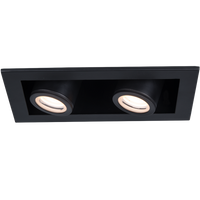 Silo Multiples 4 light Trimmed Non-IC 4000K in Black Black
