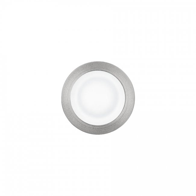2in Inground LED 12V Slim Round Indicator Light with Honeycomb Louver in Bronzed Stainless Steel