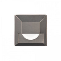 LED 12V Square Step and Wall Light in Bronzed Stainless Steel