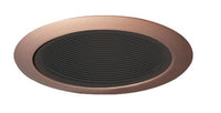 Juno 5IN Downlight Baffle Trim, Black Baffle, Bronze Trim Ring - 205 BBRZ