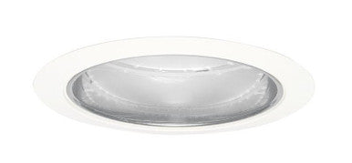Juno 5IN Downlight Trim, Clear Alzak® Cone with White Trim Ring - 204 CWH