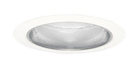 Juno 5IN Downlight Trim, Clear Alzak® Cone with White Trim Ring - 204 CWH