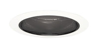 Juno 5IN Downlight Trim, Black Alzak® Cone with White Trim Ring - 204 BWH