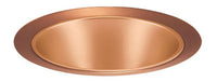 Juno 6IN Downlight Tapered Downlight Cone Trim, Wheat Haze Cone, Bronze Trim Ring - 27 WHZBRZ