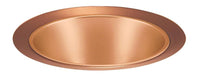 Juno 6IN Downlight Tapered Downlight Cone Trim, Wheat Haze Cone, Bronze Trim Ring - 27 WHZBRZ