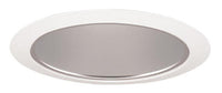 Juno 6IN Down-Light TapeRed Down-Light Cone Trim, Haze, White Trim Ring - 27 HZWH