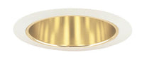 Juno 6IN Downlight Tapered Downlight Cone Trim, Gold, White Trim Ring - 27 GWH