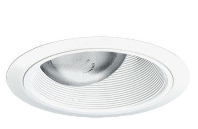 Juno 6IN Adjustable Tapered Baffle Trim, White, White Trim Ring - 264 WWH