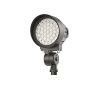 Outdoor LED Bullet,Adjustable light output,Switchable CCT- 3000K, 4000K, and 5000K,120-347V,Photocell, buttontype,Dark bronze finish