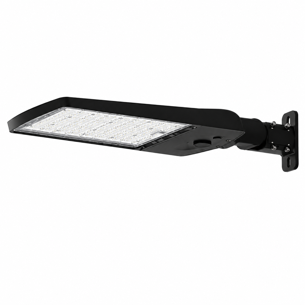 EAX LED Area Size 3,Adjustable light output,Switchable CCT- 3000K, 4000K, and 5000K,Switchable optics,120-347V,Less mount,Black