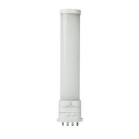 2GX7 LED PL Retrofit Lamp for 4 Pin CFL Bulbs - Replaces 13 Watt- 2GX7 Base Lamps - Ballast Bypass 120-277v, 3500K and 600 Lumens
