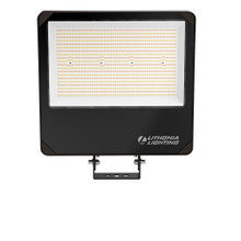LED Flood Light, Adjustable Light Output, Switchable CCT- 3000K, 4000K, 5000K, 120-277V, Yoke & Slipfitter, Bronze Finish
