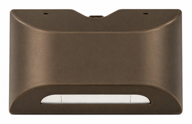 Dual-Lite PGZ Emergency LED Sconce, Wet Location, Dark Bronze Finish