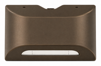 Dual-Lite PGZ Emergency LED Sconce, Wet Location, Dark Bronze Finish