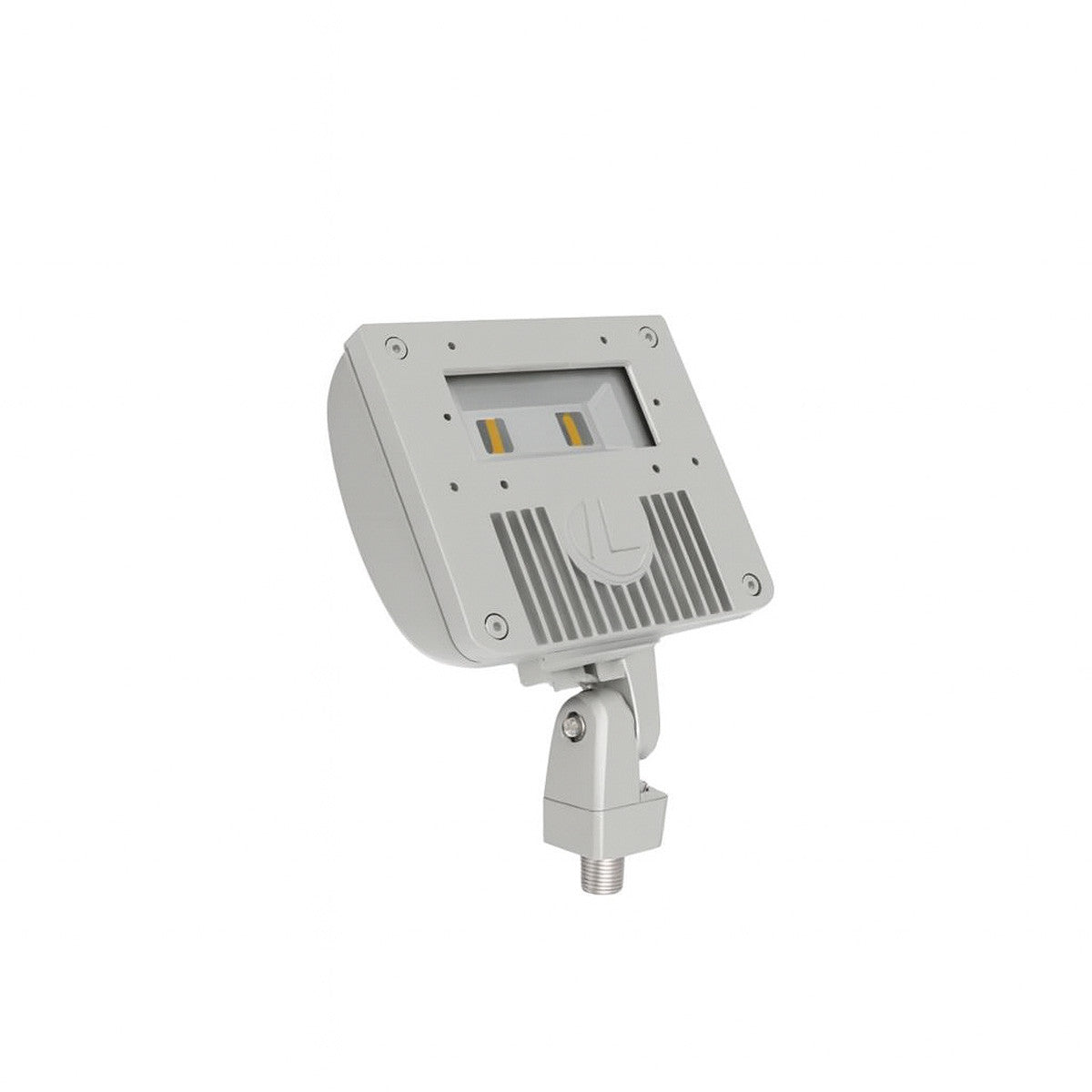 Lithonia Lighting - Flood Light - LED Flood Luminaire, 4000K, Medium Flood, 120-277V, Knuckle Mounting, Natural Aluminum Finish - Model DSXF1 LED P2 40K MFL MVOLT THK DNAXD