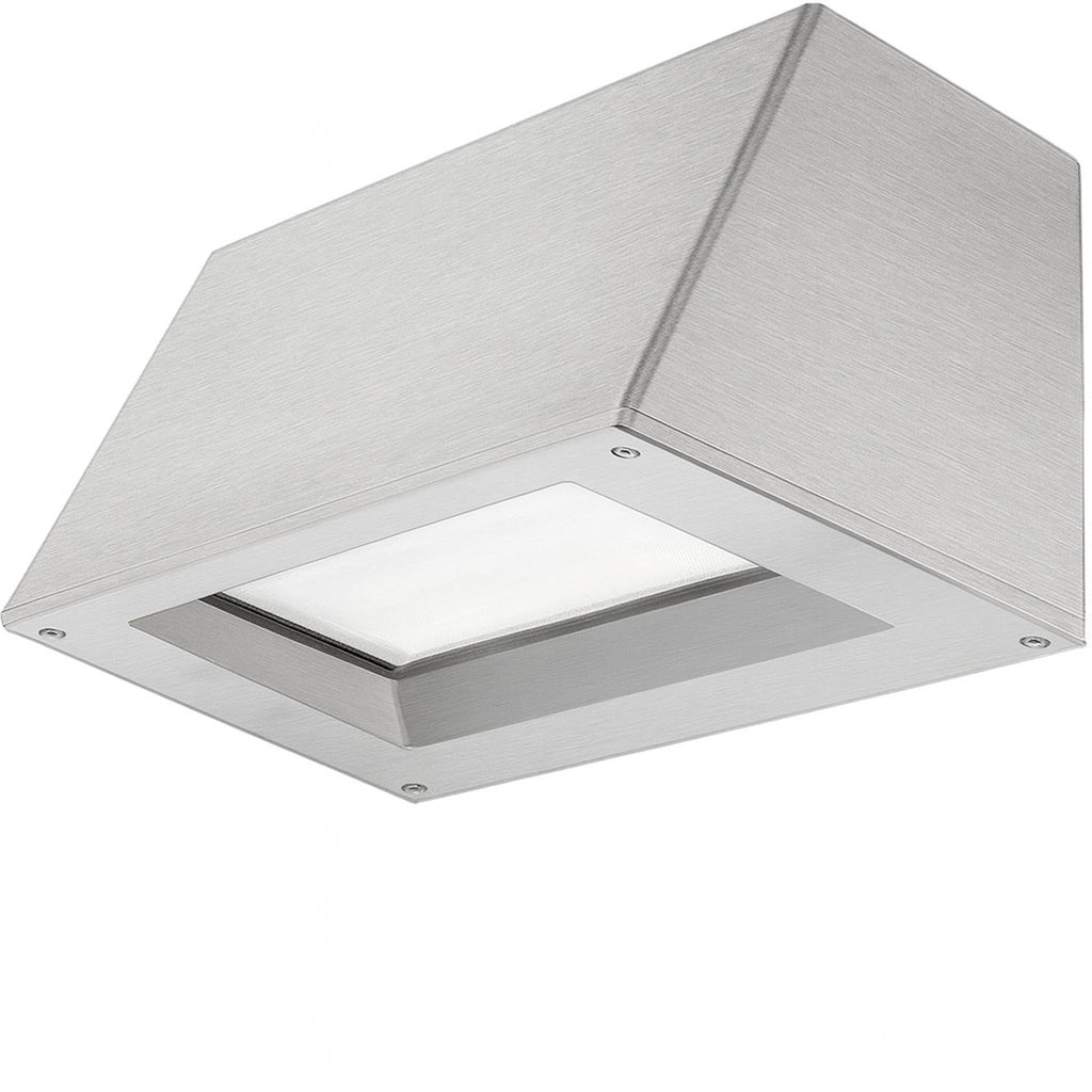 LED Trapezoid Wallpack, 6000 Lumens, 4000K, Wide Beam, 120-277V, Natural Aluminum Finish - WST LED P3 40K VW MVOLT DNAXD