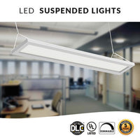 LED Suspended Panel Lights - Modern Hanging Light Fixture - Color Temperature Selectable