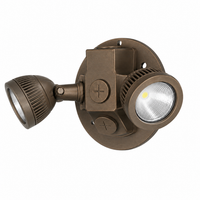 Outdoor/Wet Location, Dark Bronze Finish, Double-head, 1094 lumens, 10W total, 10-25Vdc input