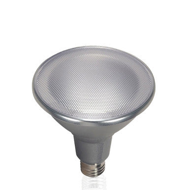 2700K warm white wet location PAR30 LED bulb, 25° beam, 1000 lumens, dimmable, E26 base, studio image