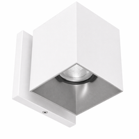 Zoron 5CCT Square Trimmed Wall Mount Narrow Beam White/Haze - W4S-NCS-WTHZ