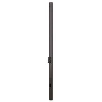 20 Foot Round Pole For Direct Burial - Steel With Bronze Finish - 4 Inch Diameter