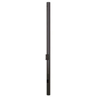20 Foot Round Pole For Direct Burial - Steel With Bronze Finish - 4 Inch Diameter