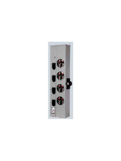 Siemens - WMM52125RJ 120/208/240 VAC 125 Amp 3-Phase 65 kA 4-Wire 5-Jaw 5-Position Ring Meter Stack
