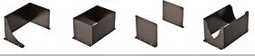 EiKO 15002 - AAL1-SHIELD-S - Shields - AAL1 100W - 4 Piece Shield Kit - Bronze