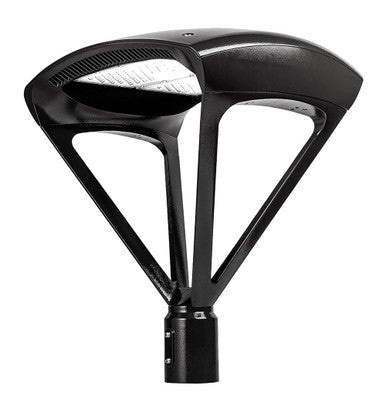 LED Modern Pole Lights - Integrated LED Post Light Fixtures In Bronze - Choose Your Wattage