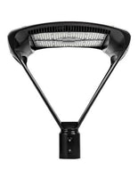 LED Modern Pole Lights - Integrated LED Post Light Fixtures In Bronze - Choose Your Wattage