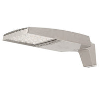 RSX LED Area Light, Size 2, 30163 Lumens, 4000K, IES type IV forward throw, 120-277V, Round pole mounting, Natural aluminum finish, super durable