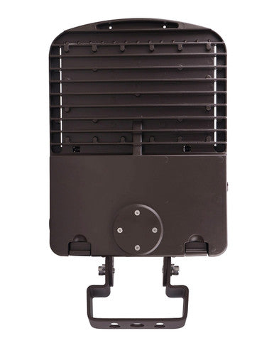 Multiwatt LED Parking Lot Area Light -  100/80/60 Watts - Trunnion Mount - 14000 Lumens - 5000K Daylight - Type 5 Lens - 120-277V - Bronze Finish
