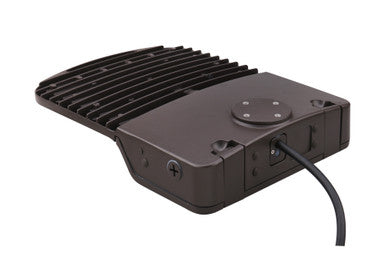 Multiwatt LED Parking Lot Area Light -  100/80/60 Watts - Slipfitter Mount - 14000 Lumens - 5000K Daylight - Type 5 Lens - 120-277V - Bronze Finish