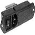 Power Entry Module EMI/RFI Filtered M 3 POS 250VACVAC 3A Switch/Fuse ST 1 Port - 3EXM4S