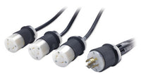 Apc By Schneider Electric AP9883 Power Cord Splitter, L21-20P to (3)L5-20R 6FT - AP9883