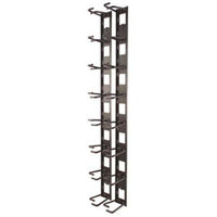 Vertical Cable Organizer, 8 Cable Rings, Zero U Rohs Compliant: Yes |Apc AR8442 - AR8442