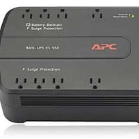 UPS, Home/Office, Network, 120V Out, 390/550 W/VA, 120V Sup, 3.2min. Bkup, Charcoal - BE550G