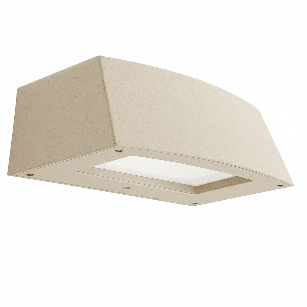 ARC LED Size 2 Wallpack, 6659 lumens, 4000K, 120-277V, Textured sandstone, super durable