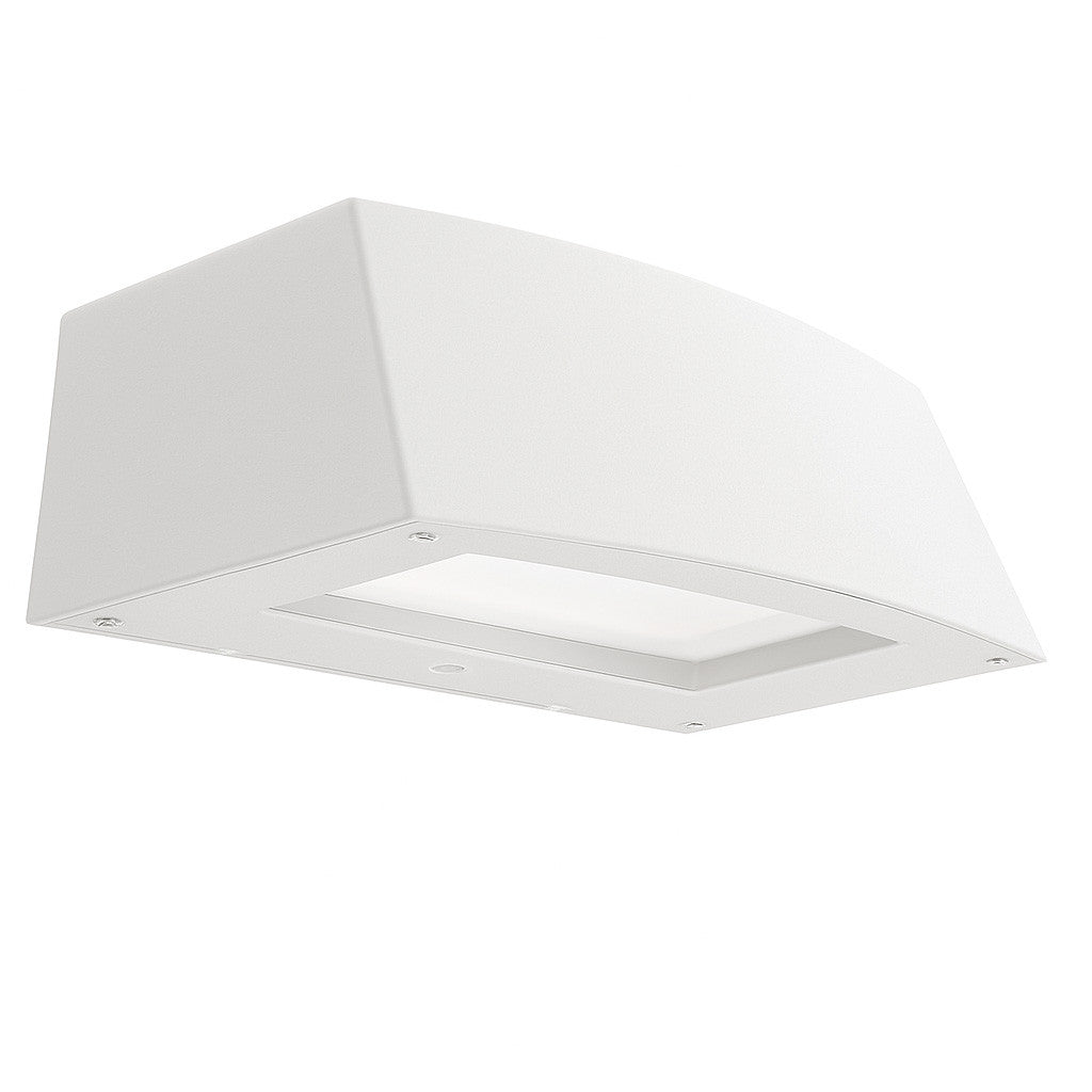 ARC LED Size 2 Wallpack, 4152 lumens, 4000K, 120-277V, Emergency battery backup, 4W, Hot, White, super durable