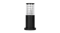 ASD Bulb Round Outdoor Bollard Retro 12inch 1xE26 120V Black ETL