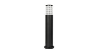 ASD Bulb Round Outdoor Bollard Retro 24inch 1xE26 120V Black ETL