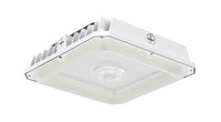ASD LED Edge-Lit Canopy with Q-base 60/70/100W 120-277V 0-10V Dimmable 140Lm/W 3000/4000/5000K White UL DLC Premium