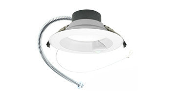 ASD LED Commercial Downlight With Infrared Motion Sensor 6inch 12/14/16/18/22W 120-277V 0-10V Dimmable 85Lm/W 27/30/35/40/50K White ETL ES T24